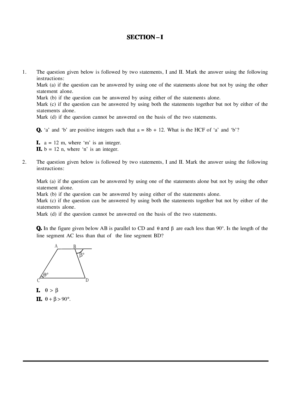 CAT Mock Test Paper - 14 Questions & Explanations - Page 2