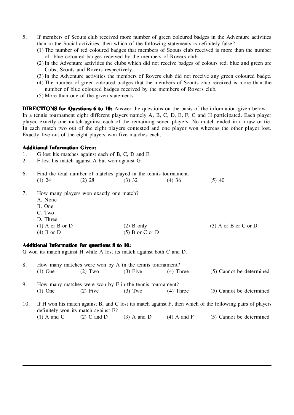 CAT Mock Test Paper - 19 Questions & Explanations - Page 3