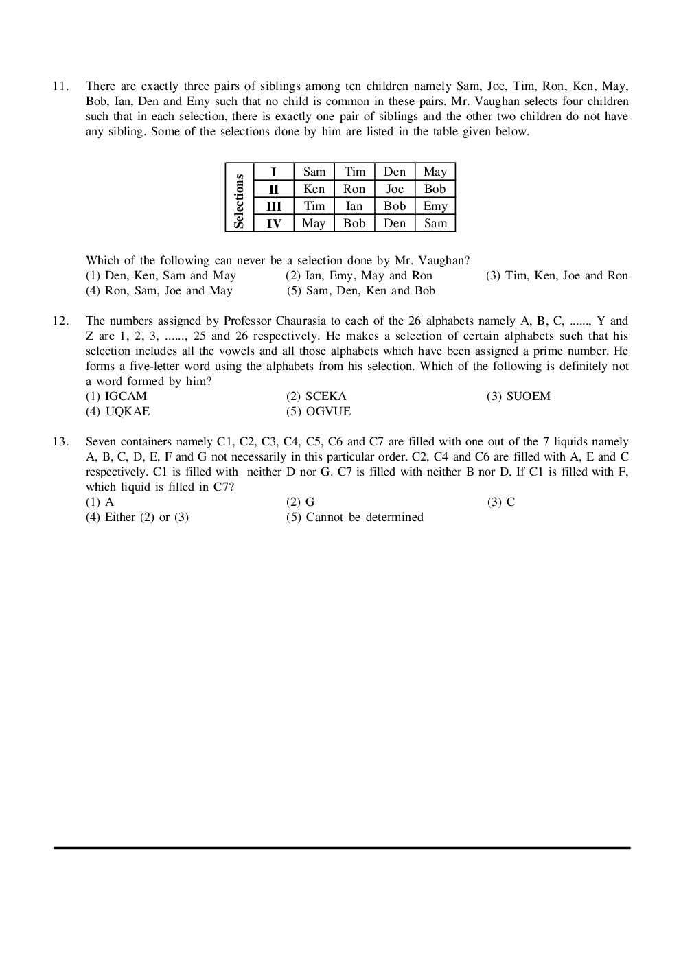 CAT Mock Test Paper - 19 Questions & Explanations - Page 4