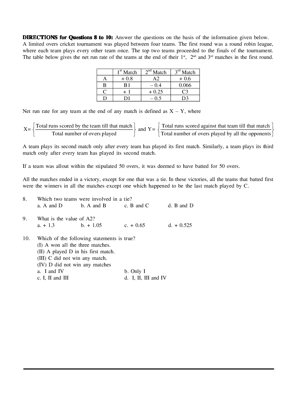CAT Mock Test Paper - 23 Questions & Explanations - Page 4