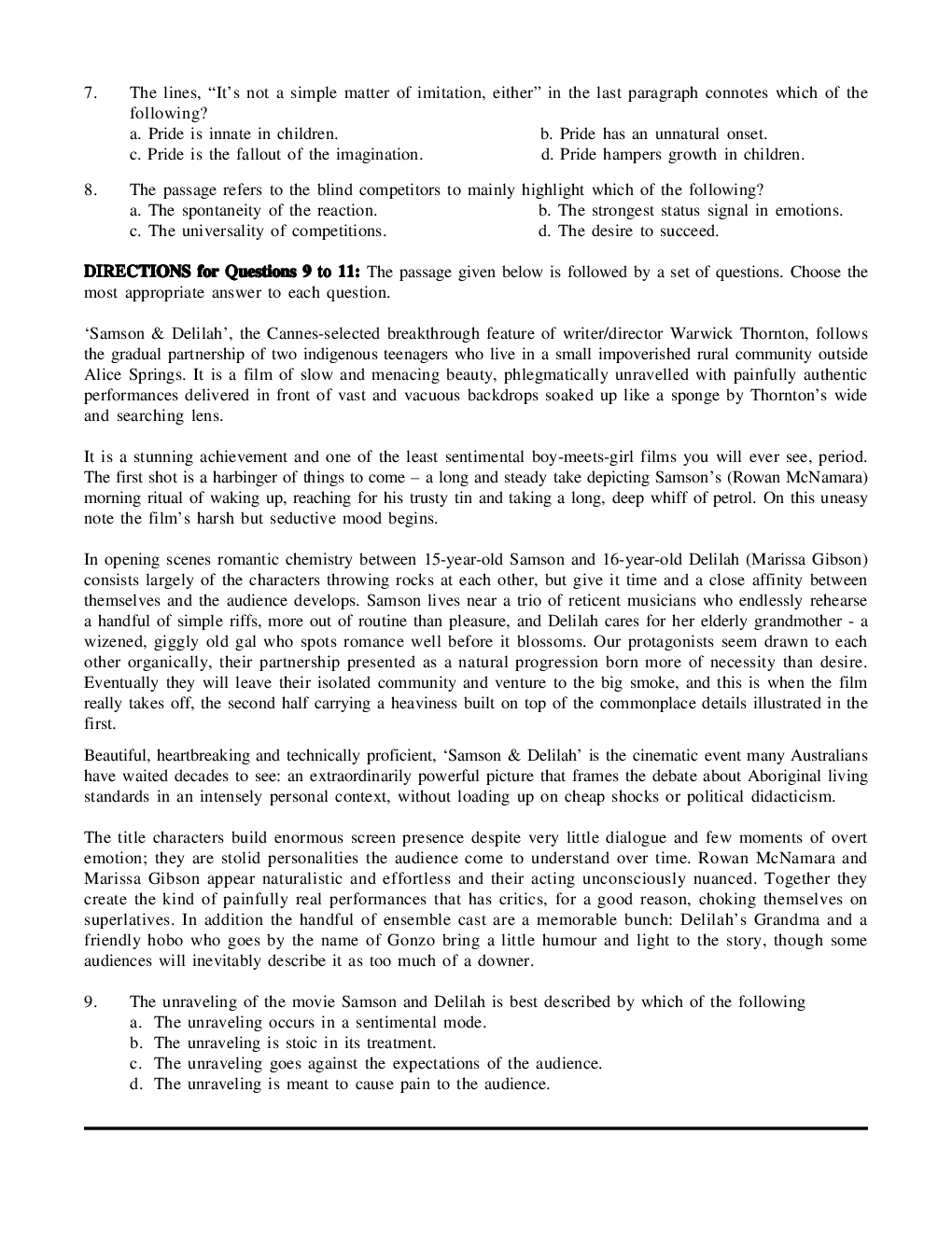 CAT Mock Test Paper - 26 Questions & Explanations - Page 5