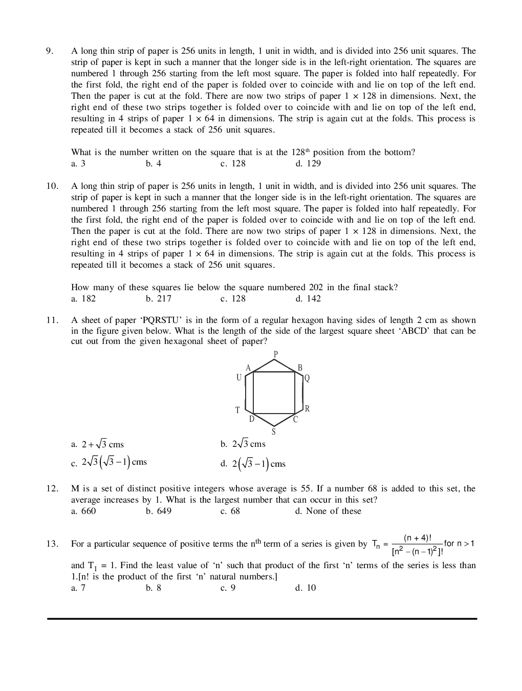 CAT Mock Test Paper - 27 Questions & Explanations - Page 4