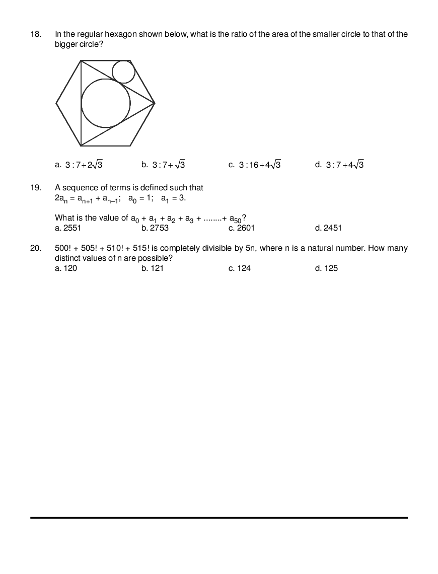 CAT Mock Test Paper - 29 Questions & Explanations - Page 4