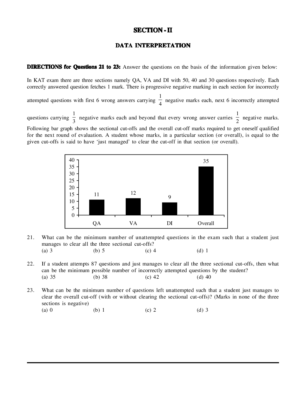 CAT Mock Test Paper - 31 Questions & Explanations - Page 5