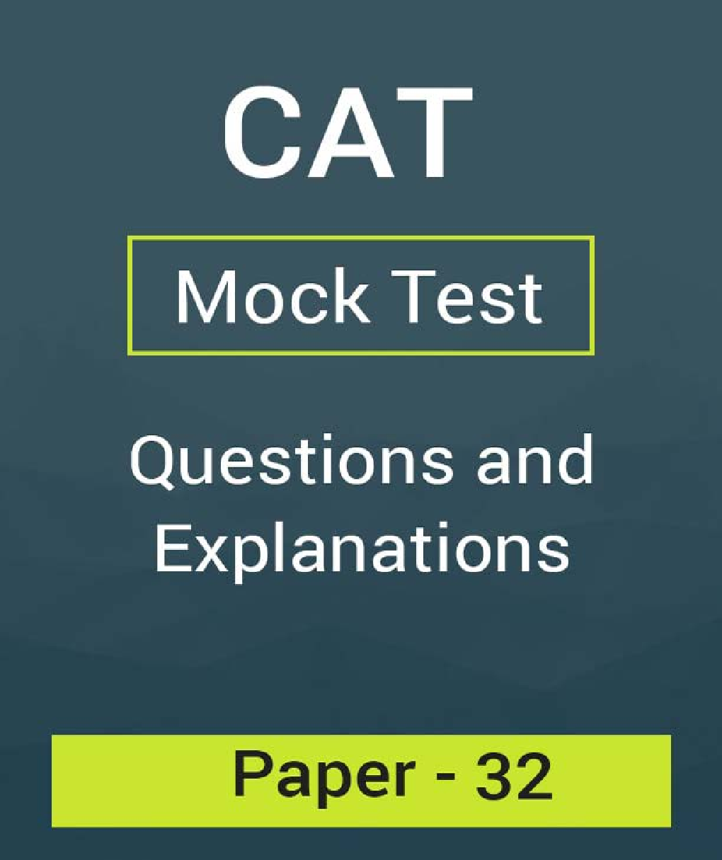 CAT Mock Test Paper - 32 Questions & Explanations - Page 1
