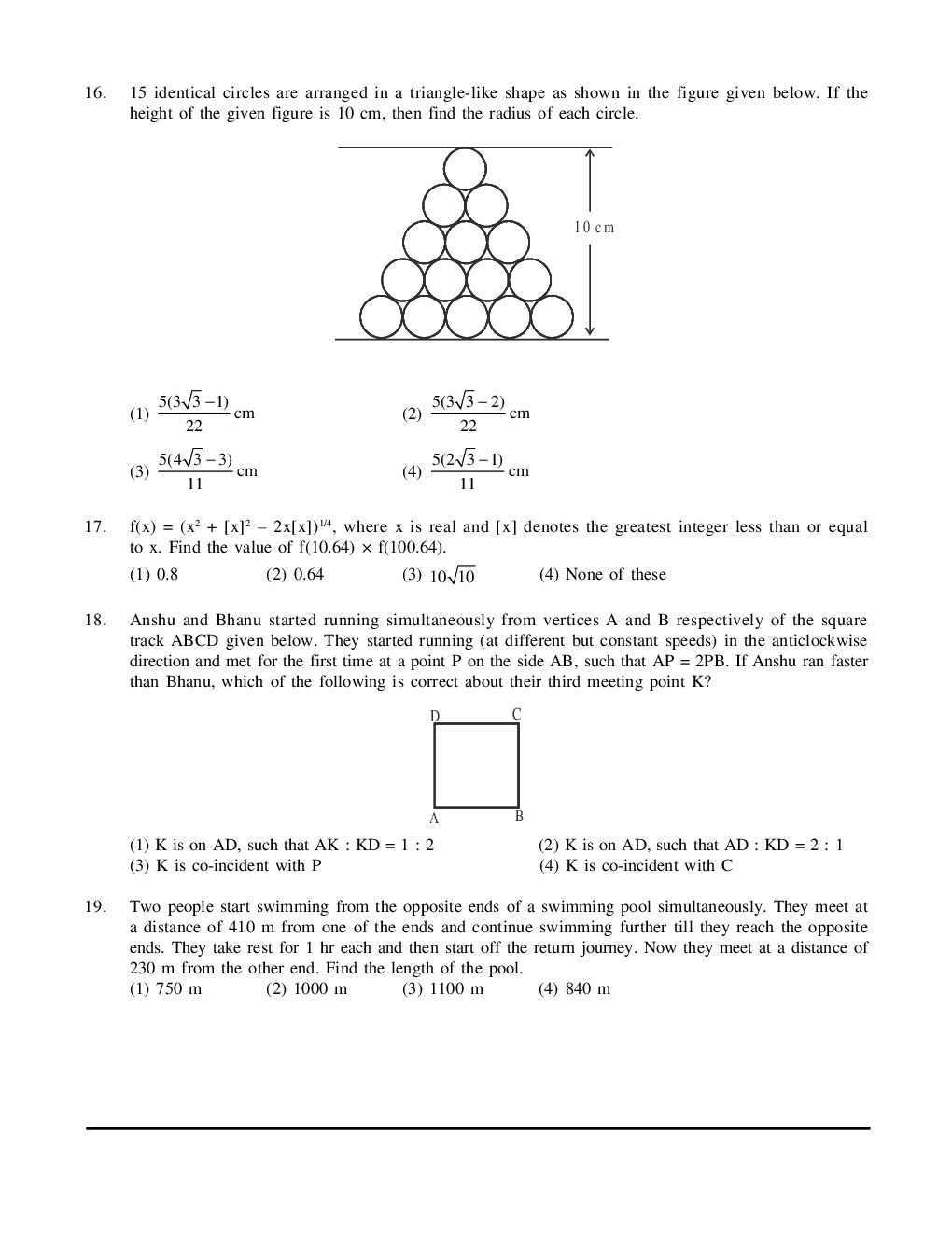 CAT Mock Test Paper - 35 Questions & Explanations - Page 4