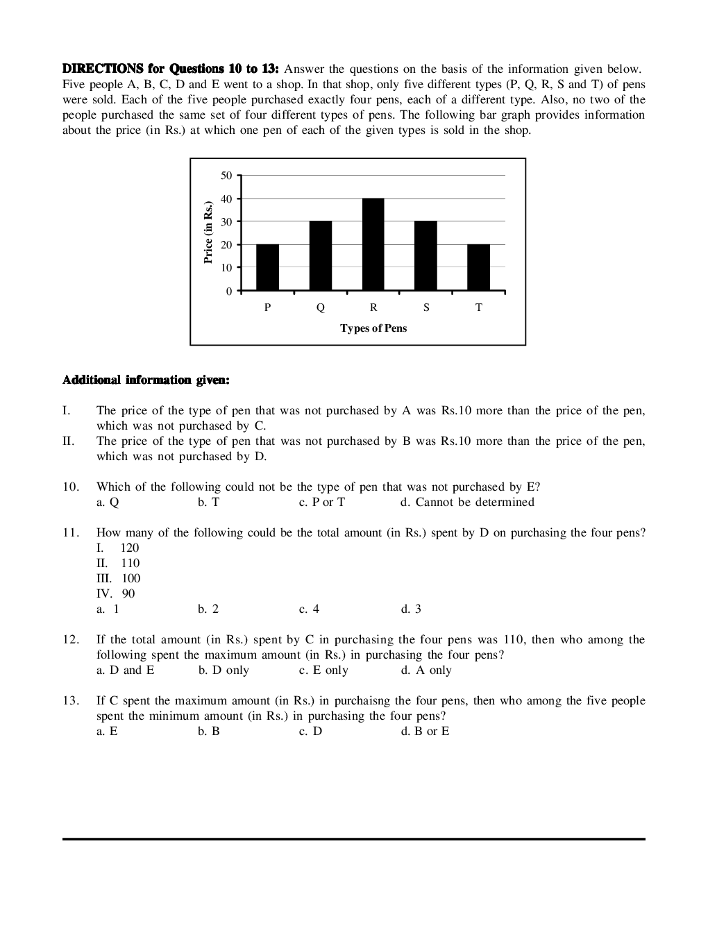 CAT Mock Test Paper - 47 Questions & Explanations - Page 4