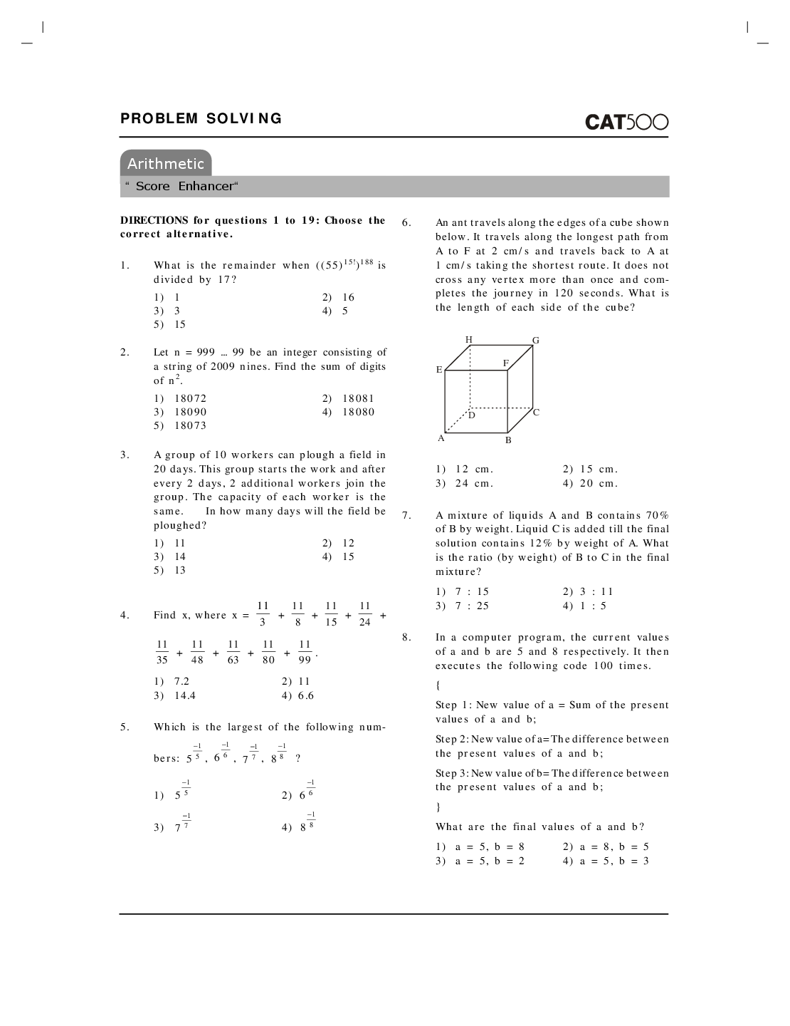 Study Material CAT 500 - Page 3