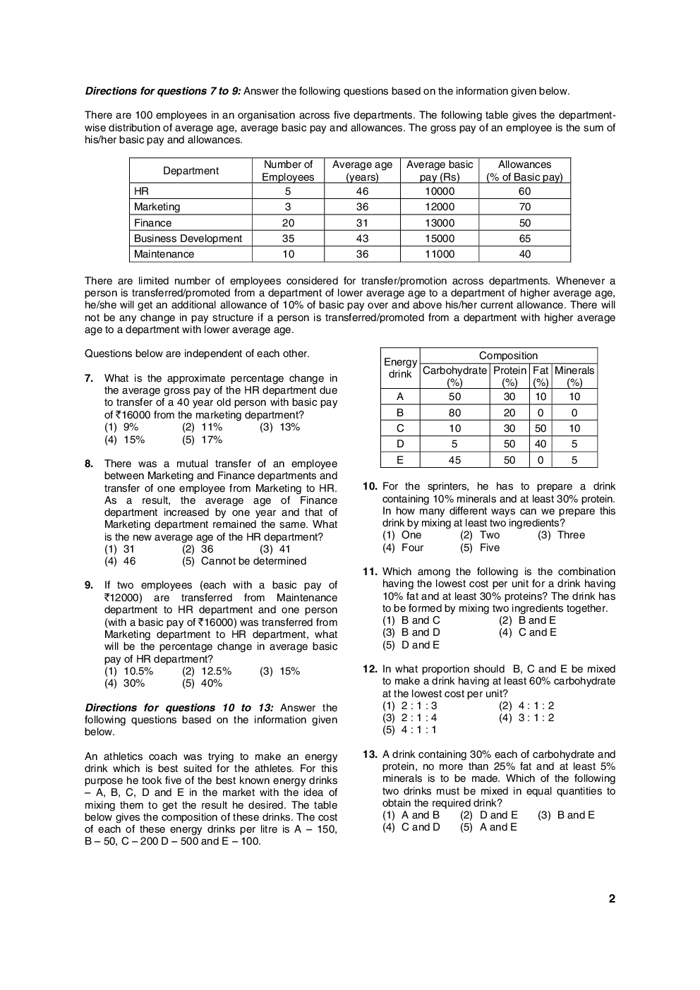 Data Interpretation For CAT Last 4 Years With Solutions - Page 3