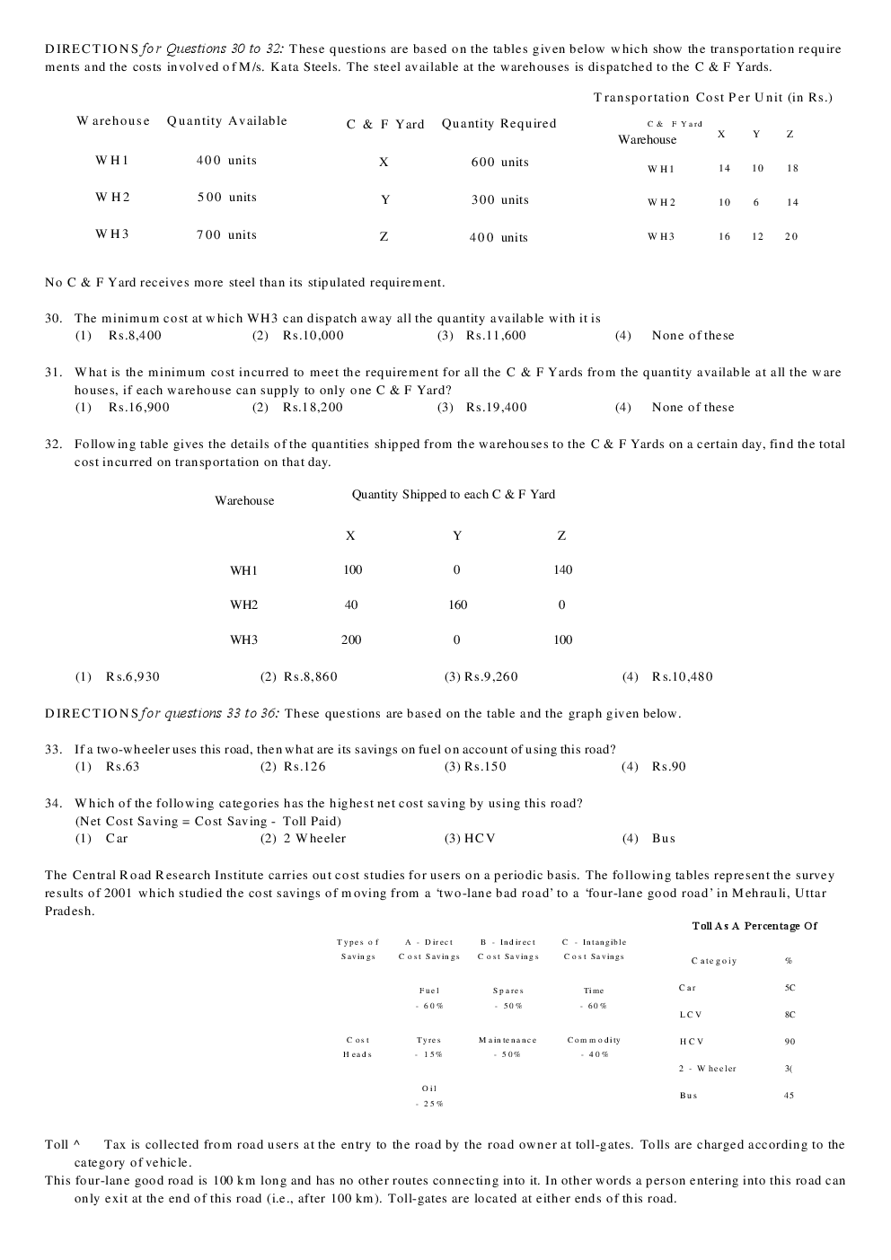 CAT Question With Answer Paper-2 - Page 5