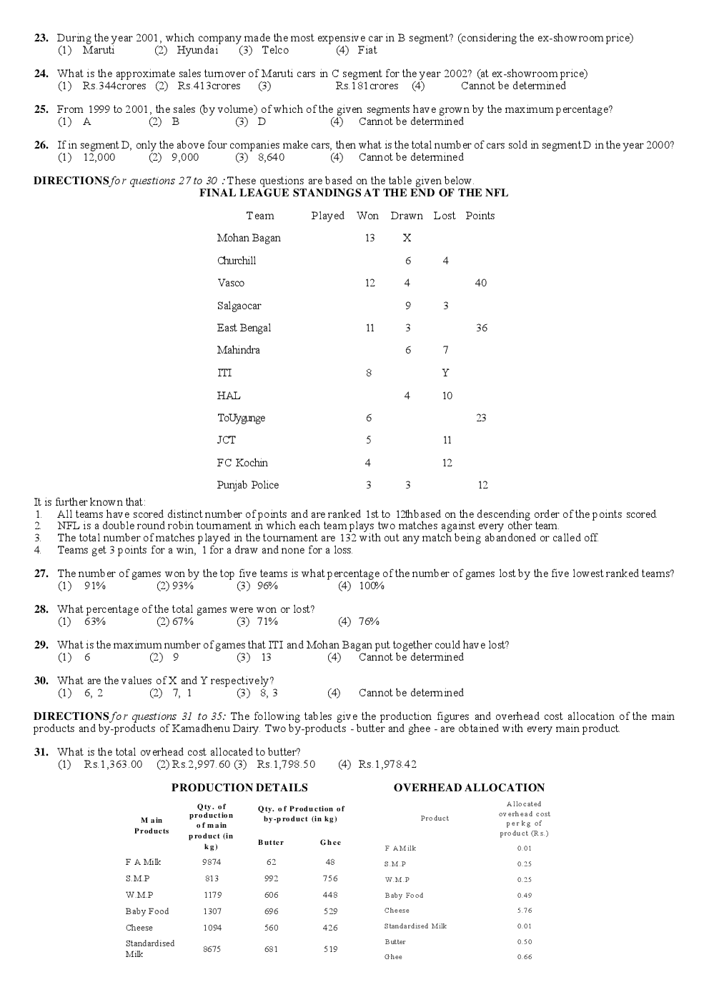 CAT Question With Answer Paper-3 - Page 4