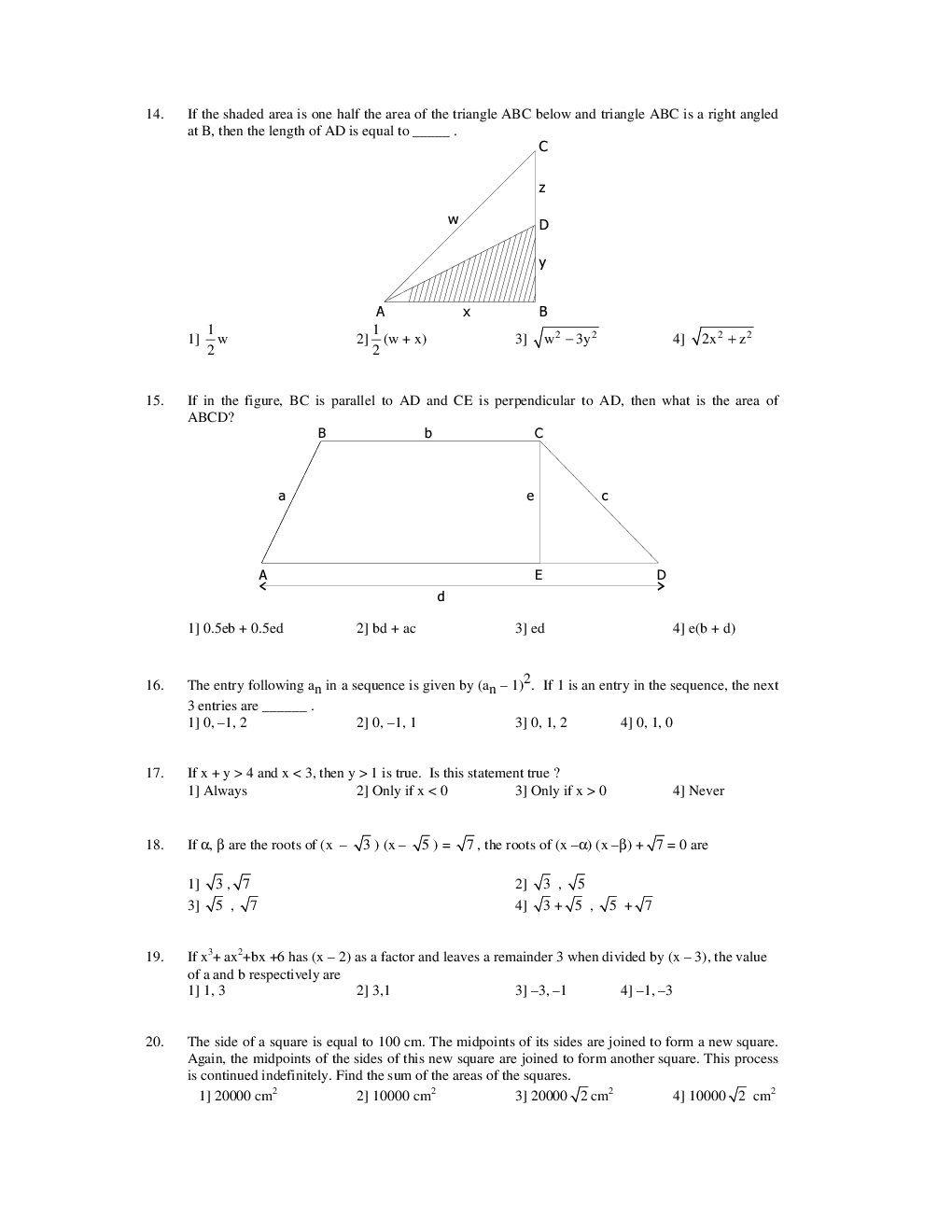 CAT Question With Answer Paper-6 - Page 4