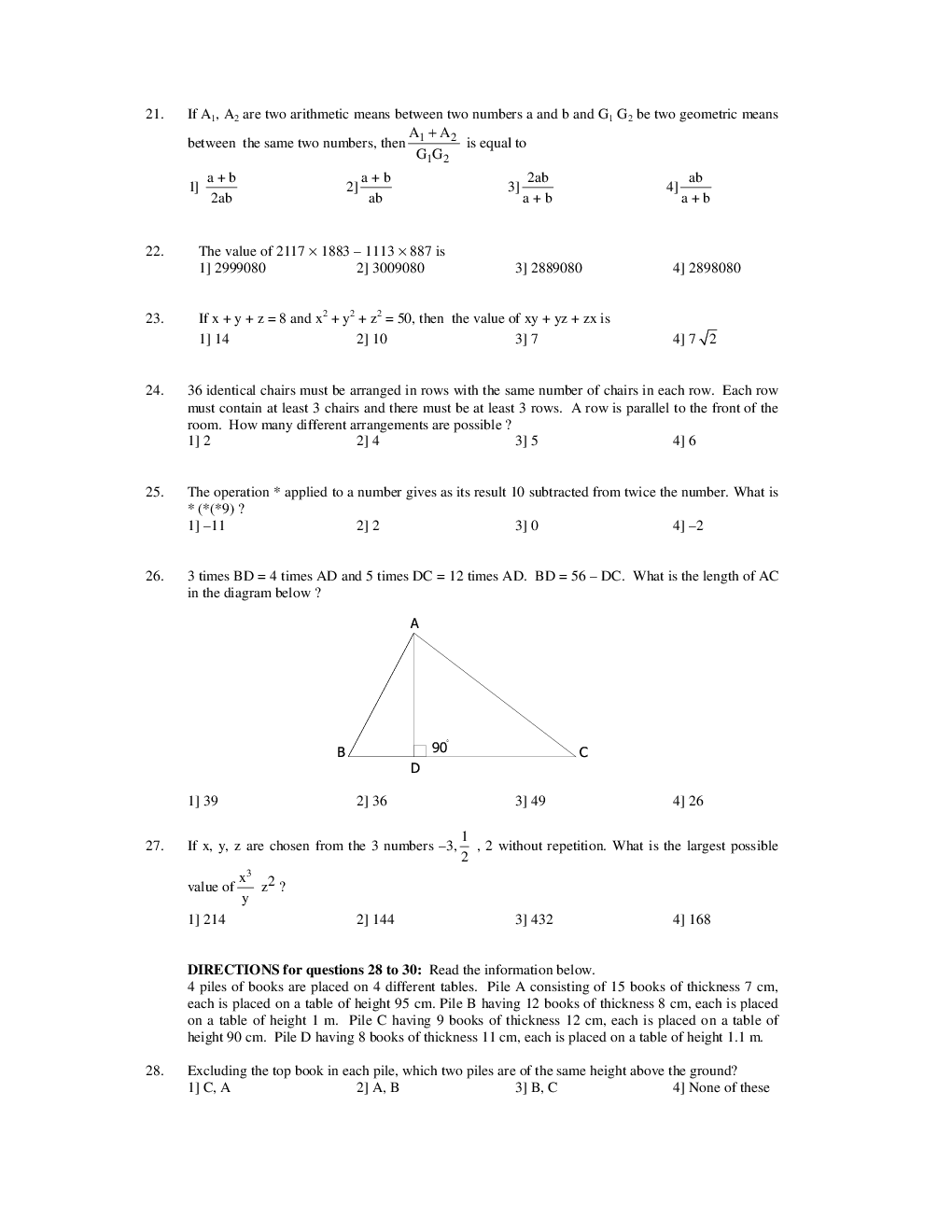 CAT Question With Answer Paper-6 - Page 5