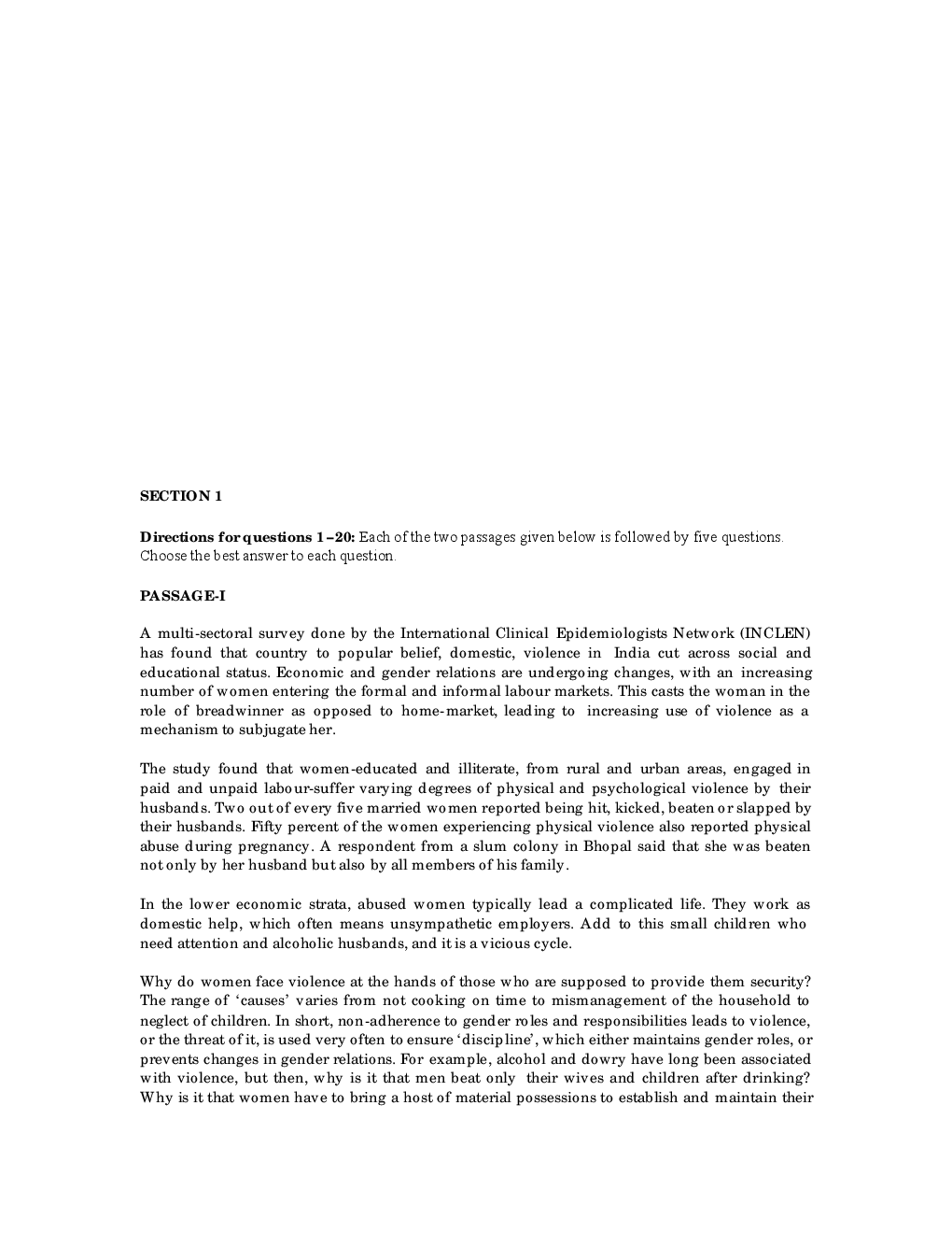 CAT Question With Answer Paper-12 - Page 2