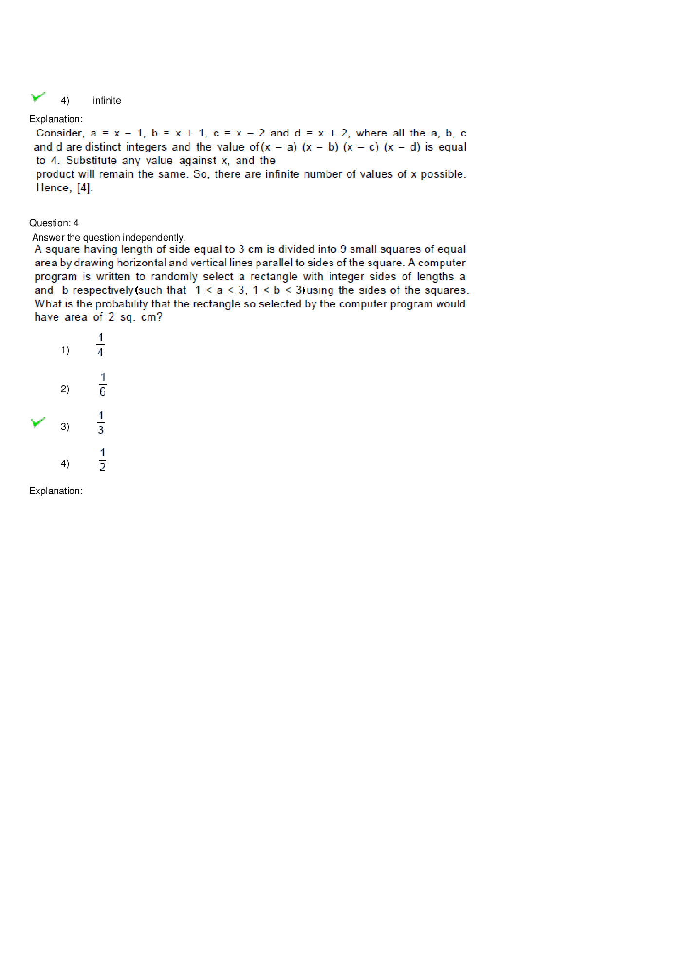 CAT Question With Answer Paper-17 - Page 4