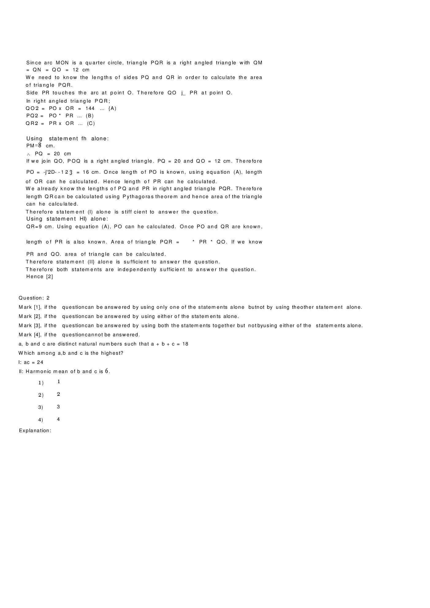 CAT Question With Answer Paper-27 - Page 3