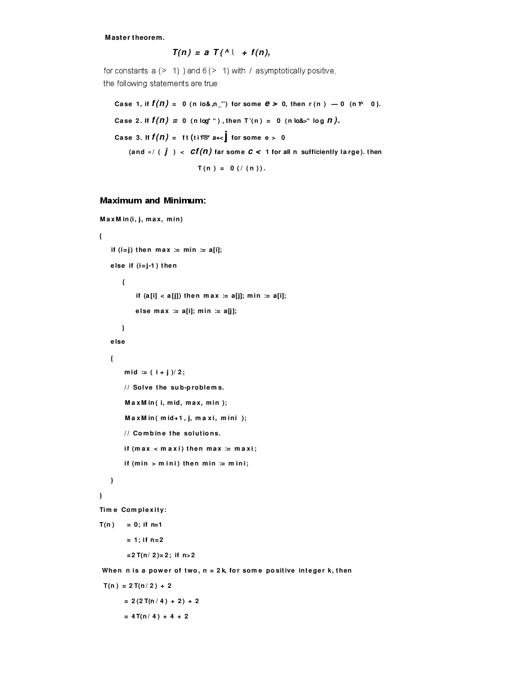 GATE Short Notes For Computer Science Engg. (Algorithms) - Page 3