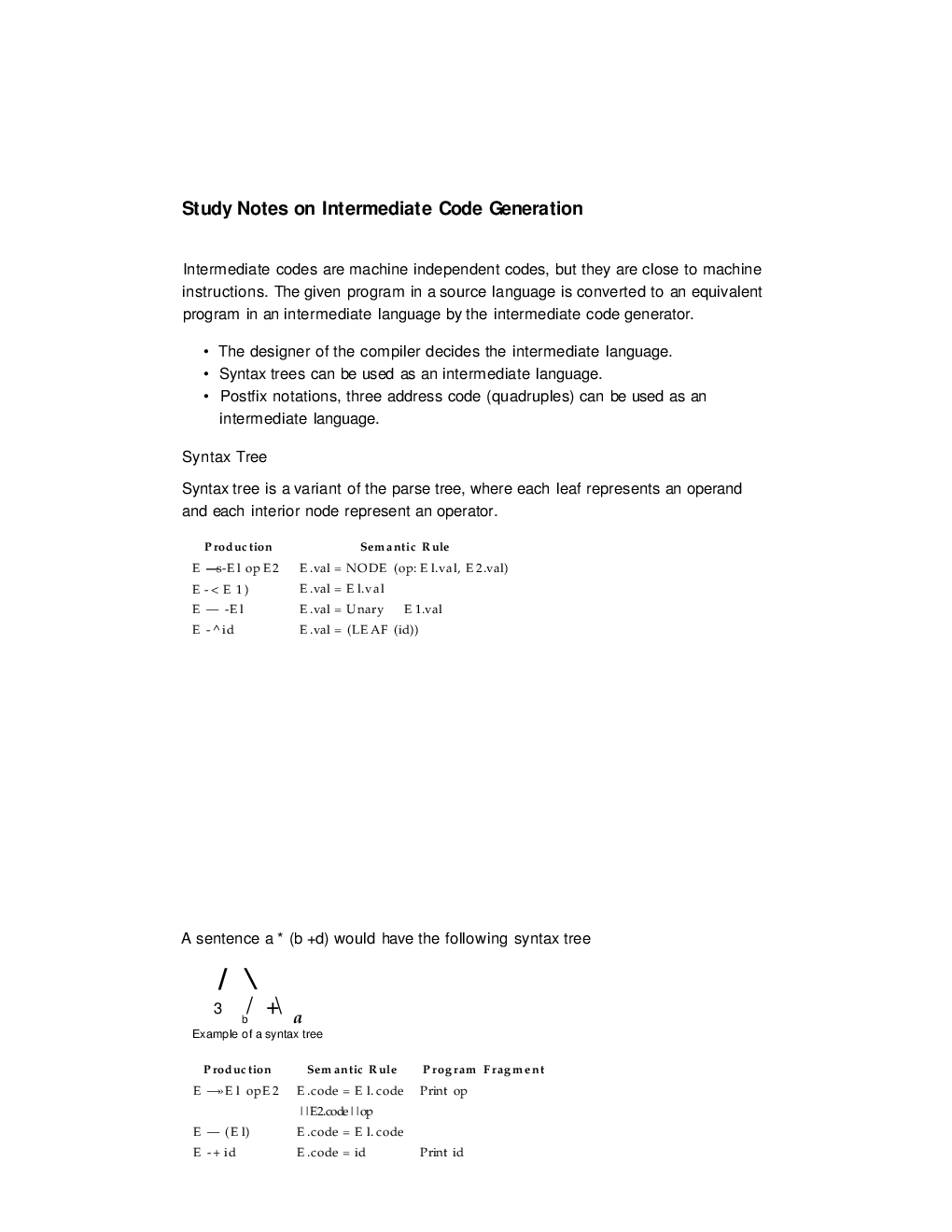 GATE Short Notes For Computer Science Engg. (Compiler Design & TOC) - Page 4