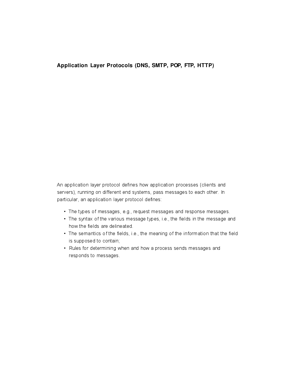 GATE Short Notes For Computer Science Engg. (Computer Networks) - Page 2