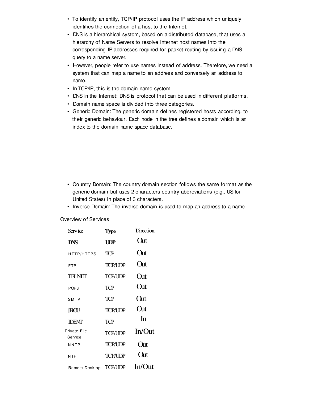 GATE Short Notes For Computer Science Engg. (Computer Networks) - Page 5