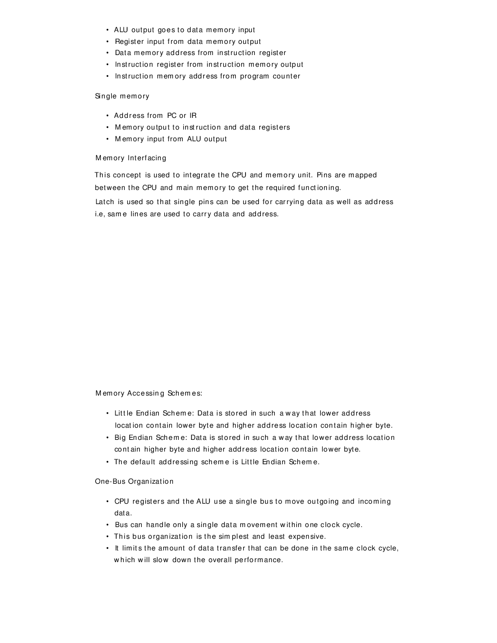 GATE Short Notes For Computer Science Engg. (Computer Organization & Architecture) - Page 5