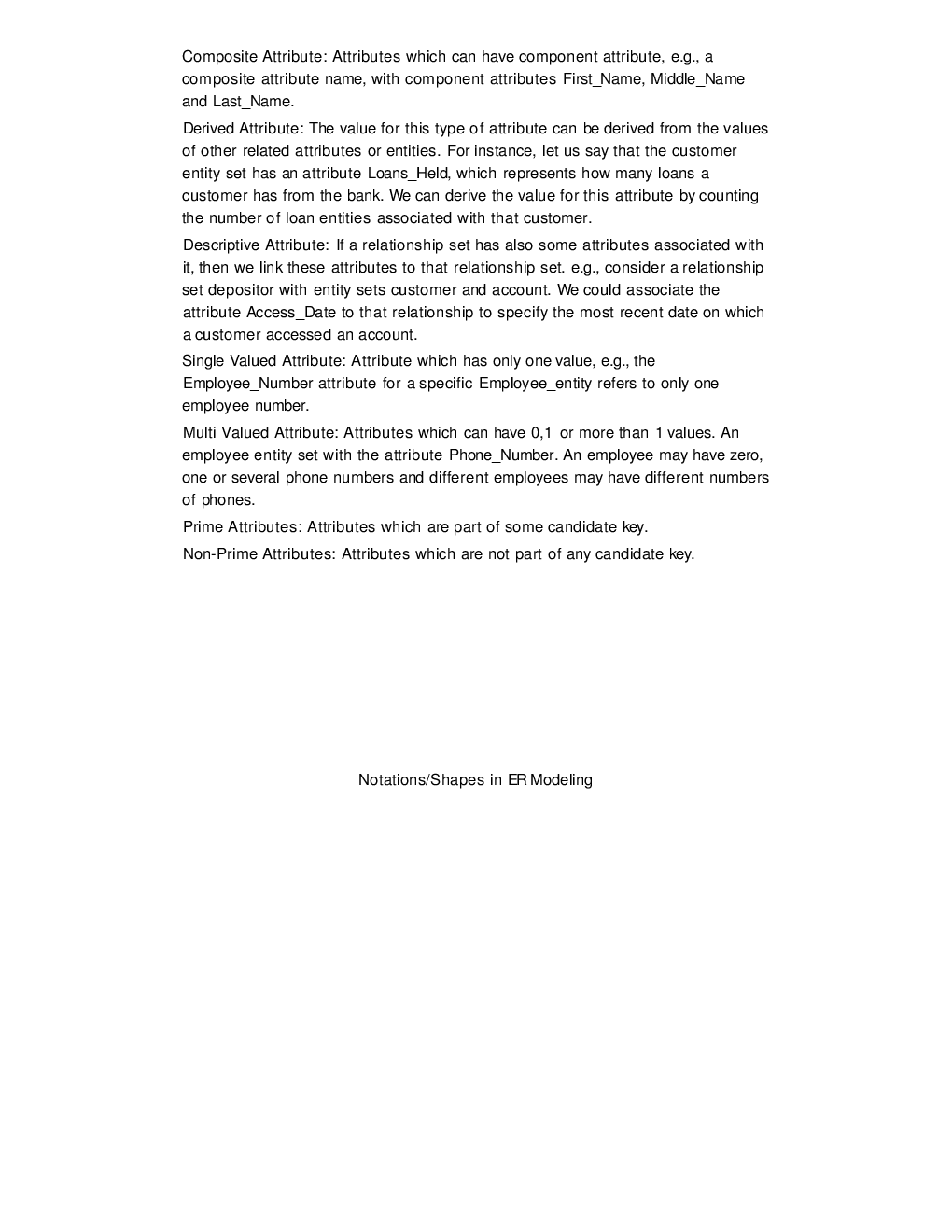 GATE Short Notes For Computer Science Engg. (Database) - Page 3