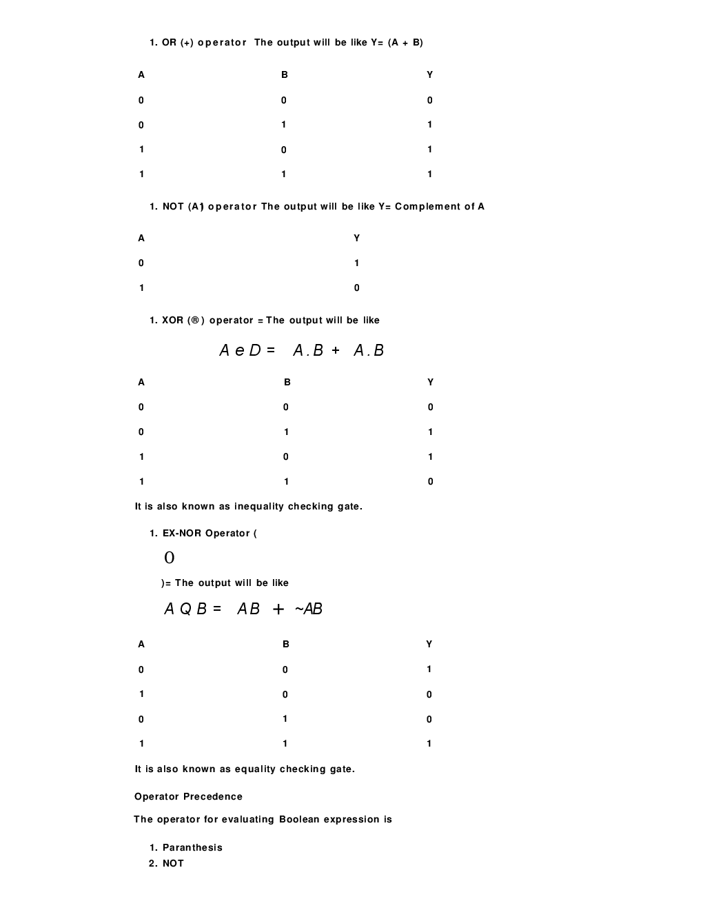 GATE Short Notes For Computer Science Engg. (Digital Logic) - Page 3