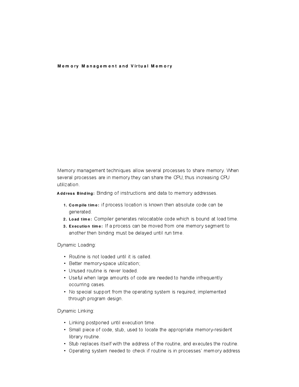 GATE Short Notes For Computer Science Engg. (Operating System) - Page 2