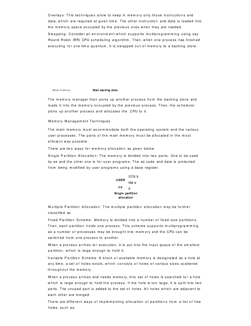 GATE Short Notes For Computer Science Engg. (Operating System) - Page 3