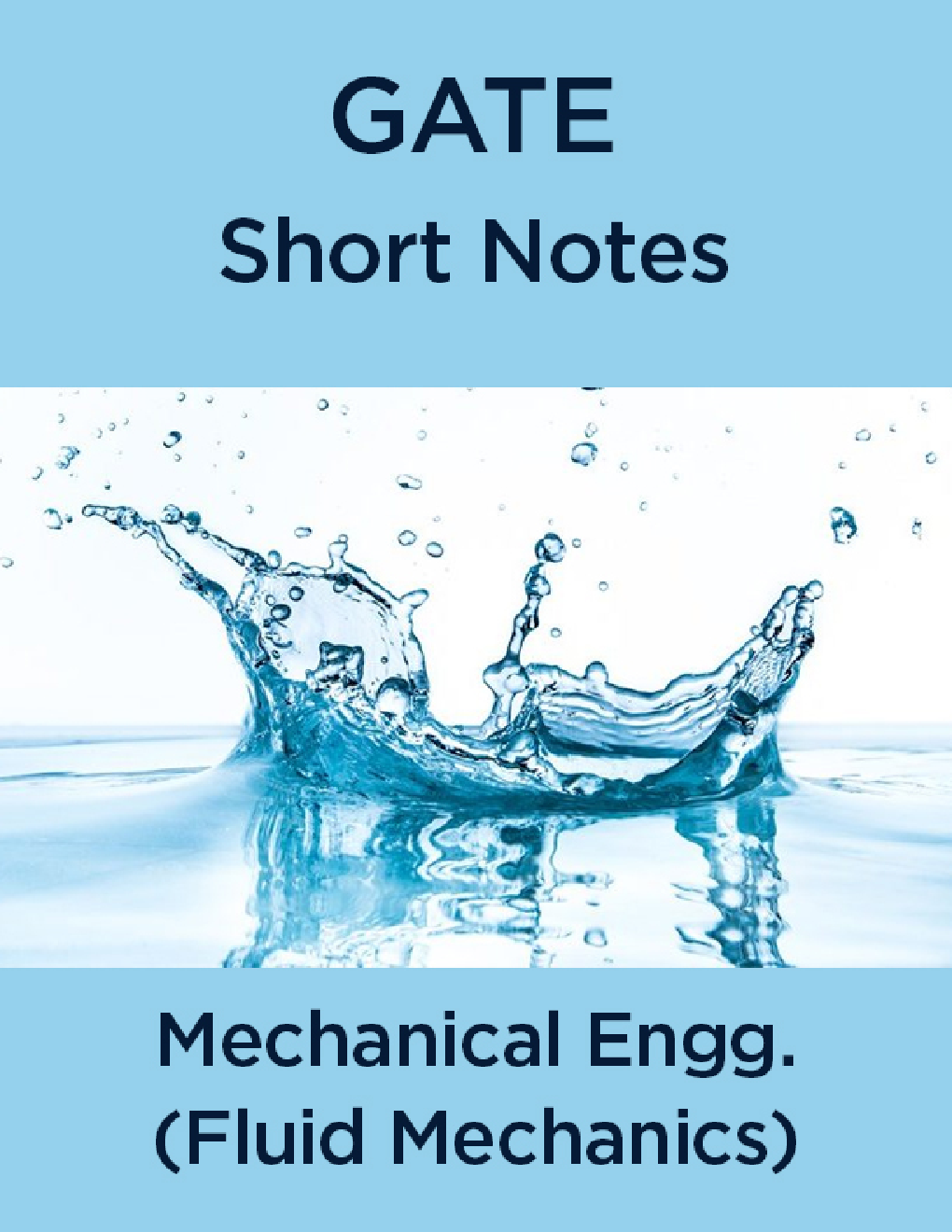 GATE Short Notes For Mechanical Engg. (Fluid Mechanics) - Page 1