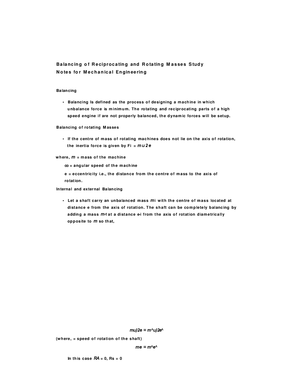 GATE Short Notes For Mechanical Engg. (Theory Of Machines) - Page 2