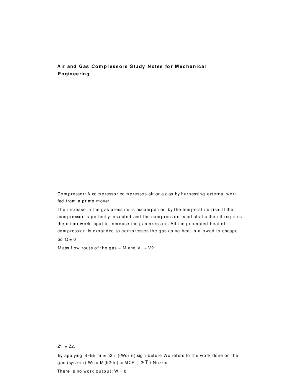 GATE Short Notes For Mechanical Engg. (Thermodynamics) - Page 2
