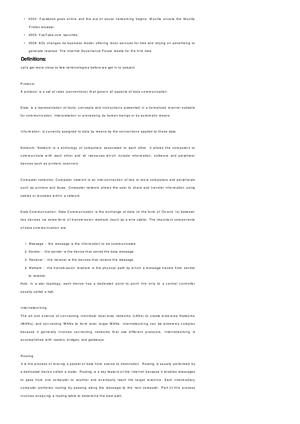 GATE Short Notes For Computer Science Engg (Computer Network-II) - Page 4