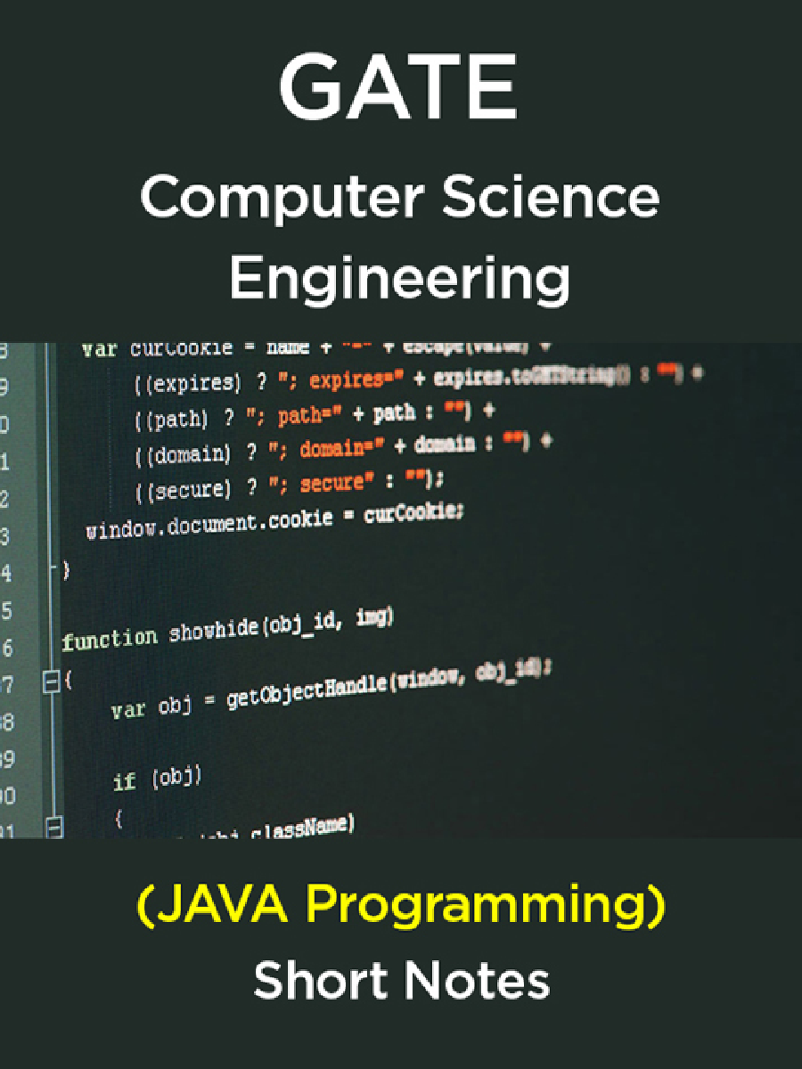  GATE Short Notes For Computer Science Engg (JAVA Programming) - Page 1