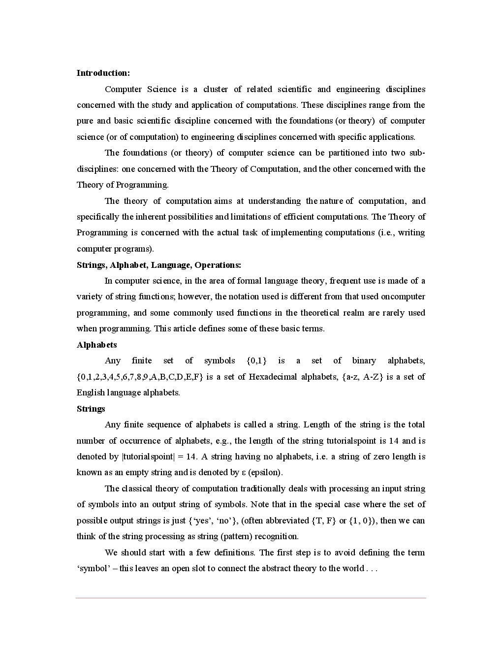  GATE Short Notes For Computer Science Engg (Theory of Computation) - Page 2