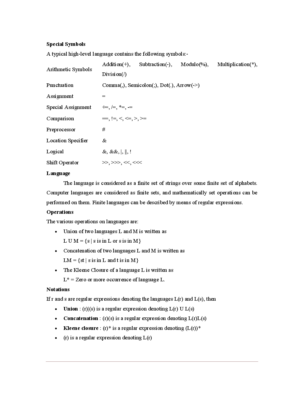  GATE Short Notes For Computer Science Engg (Theory of Computation) - Page 3