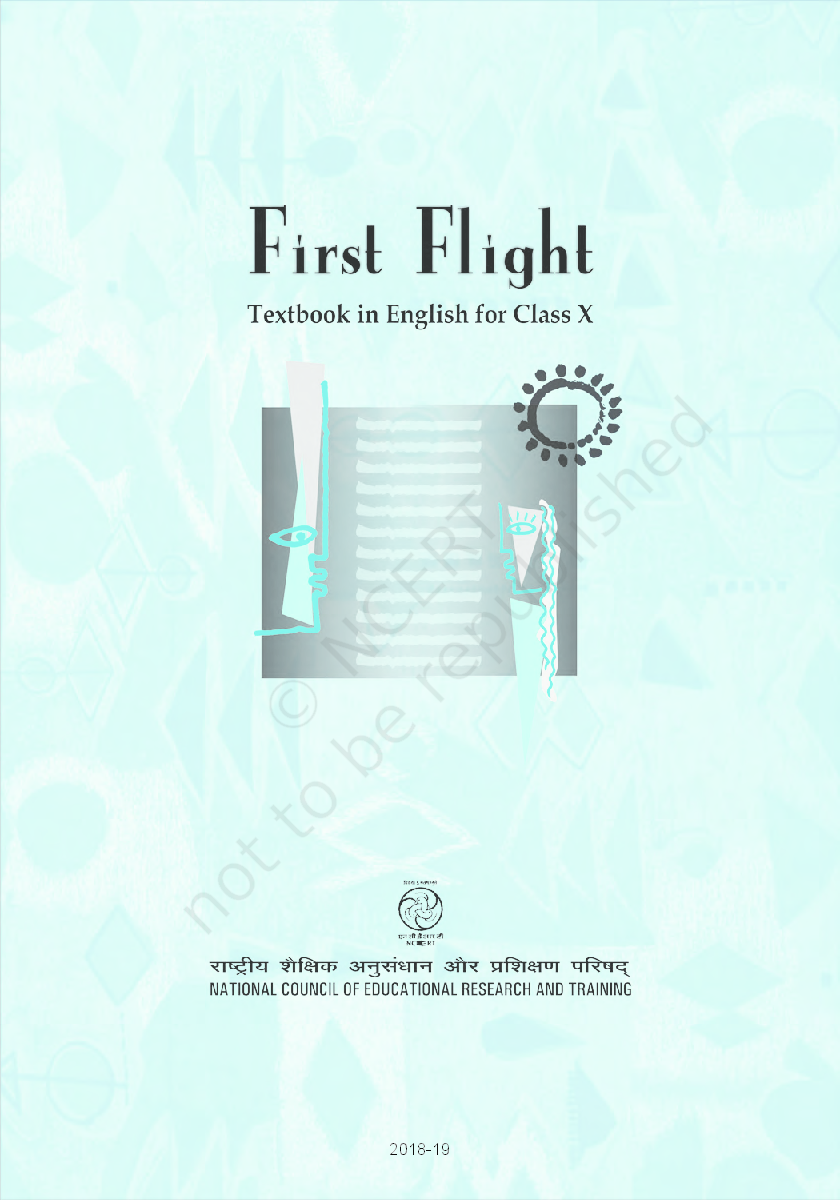 NCERT First Flight Textbook For Class X - Page 2