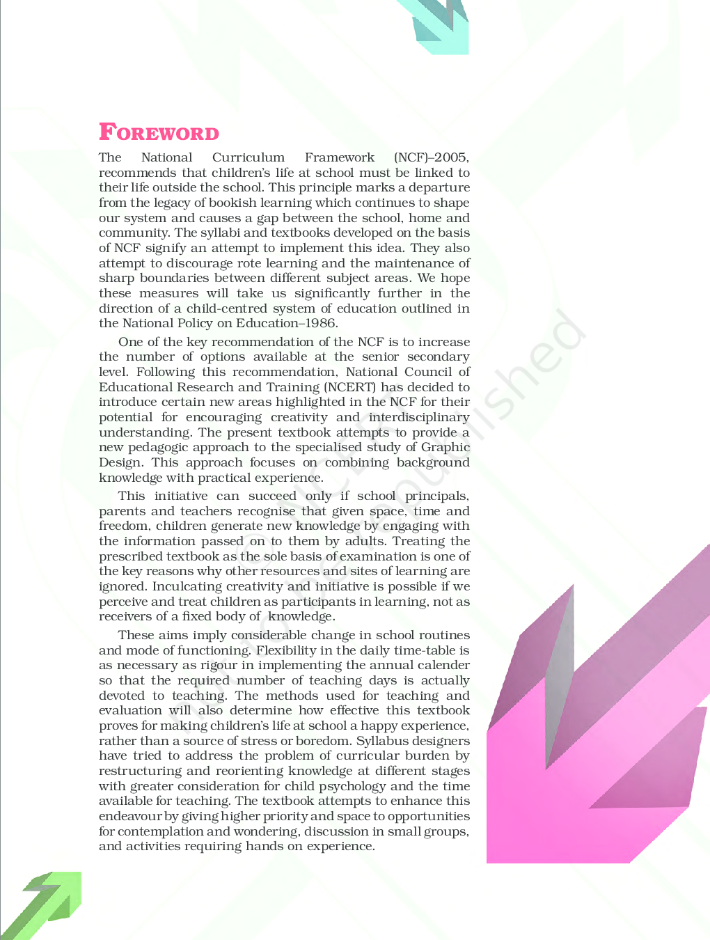 NCERT Towards A New Age Graphic Design Textbook In Graphic Design For Class XII - Page 4