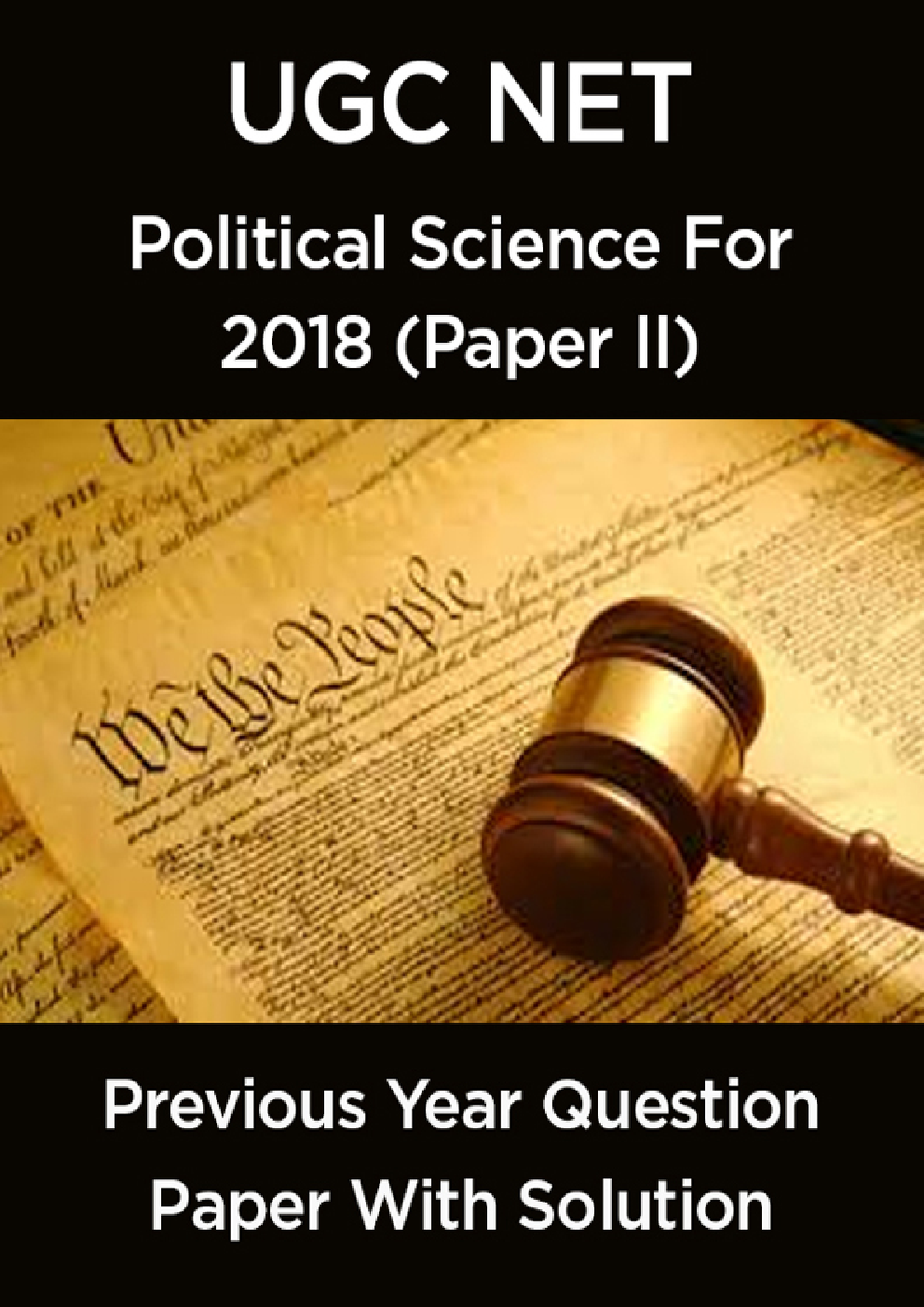  UGC Net Previous Year Question Paper With Solution Political Science For 2018 (Paper II) - Page 1