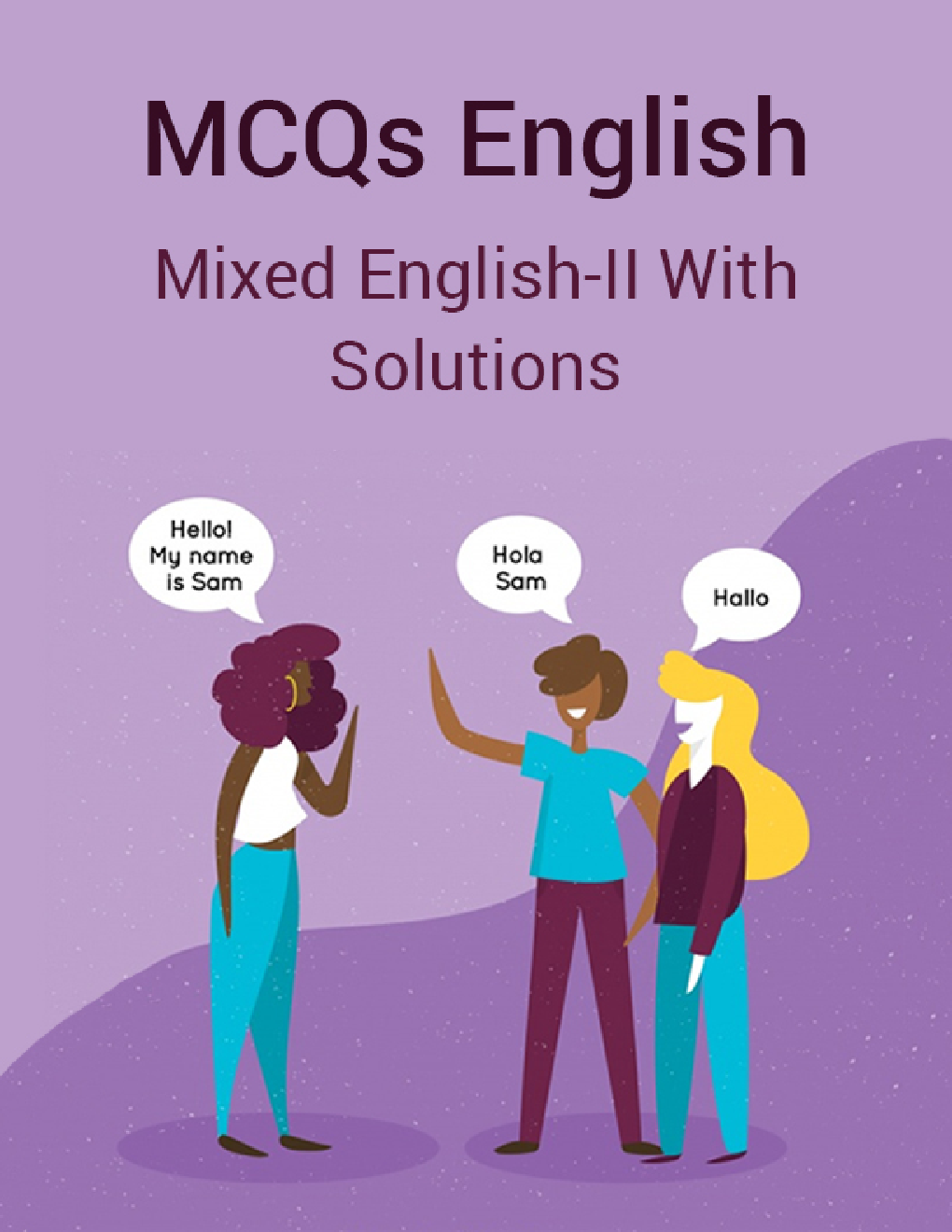 MCQs Mixed English-II With Solutions - Page 1
