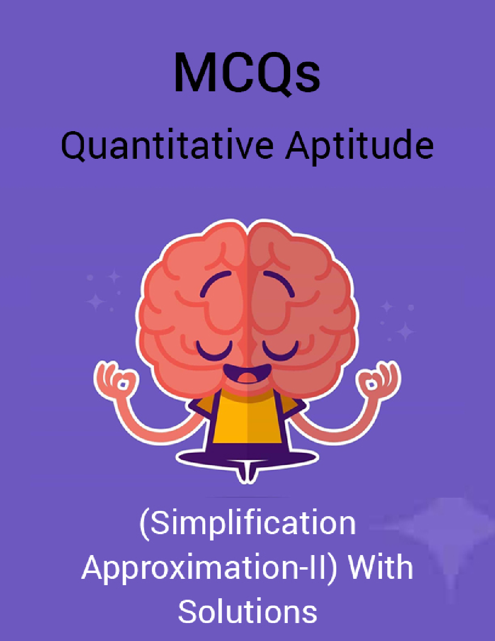 MCQs Quantitative Aptitude (Simplification Approximation-II) With Solutions - Page 1
