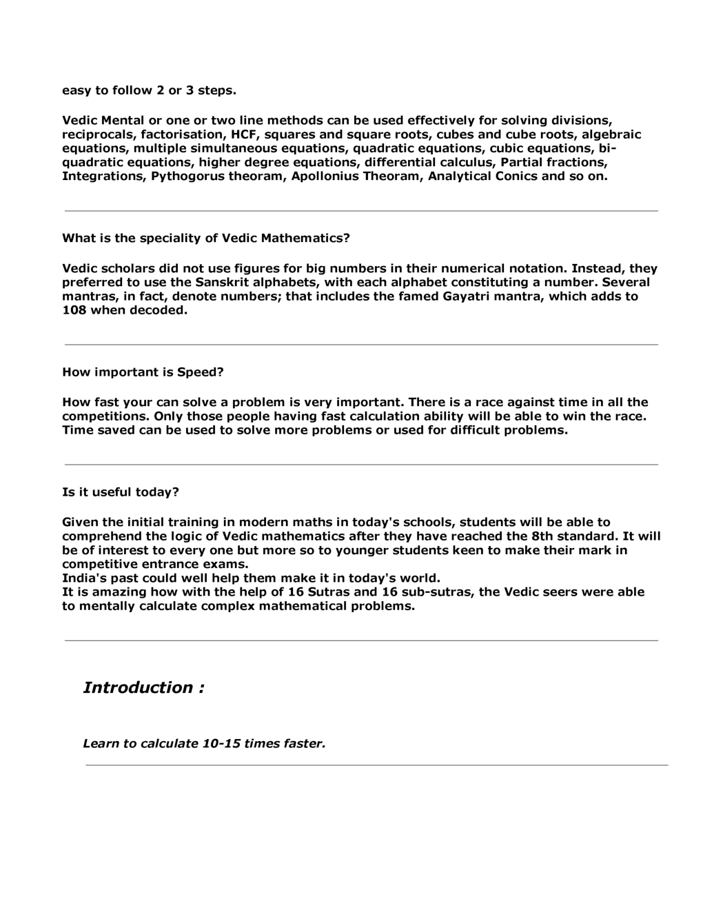 Quantitative Aptitude (Complete Vedic Maths) - Page 3