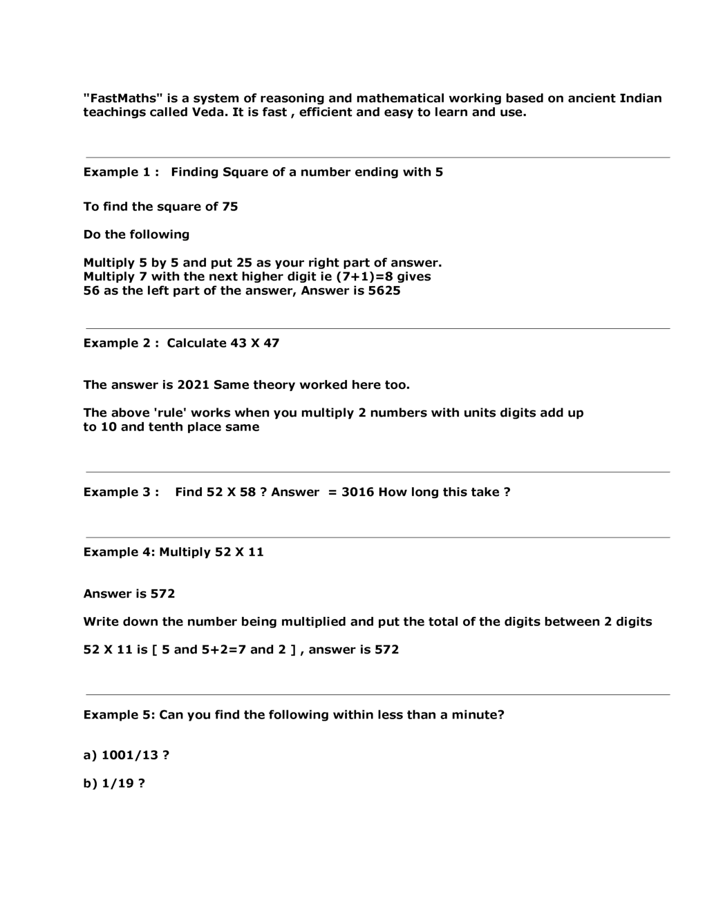 Quantitative Aptitude (Complete Vedic Maths) - Page 4