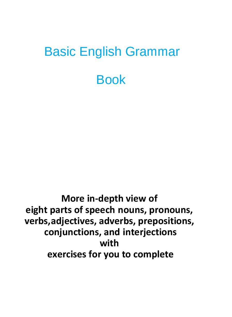 Study Notes English (Basic English Grammar) - Page 2