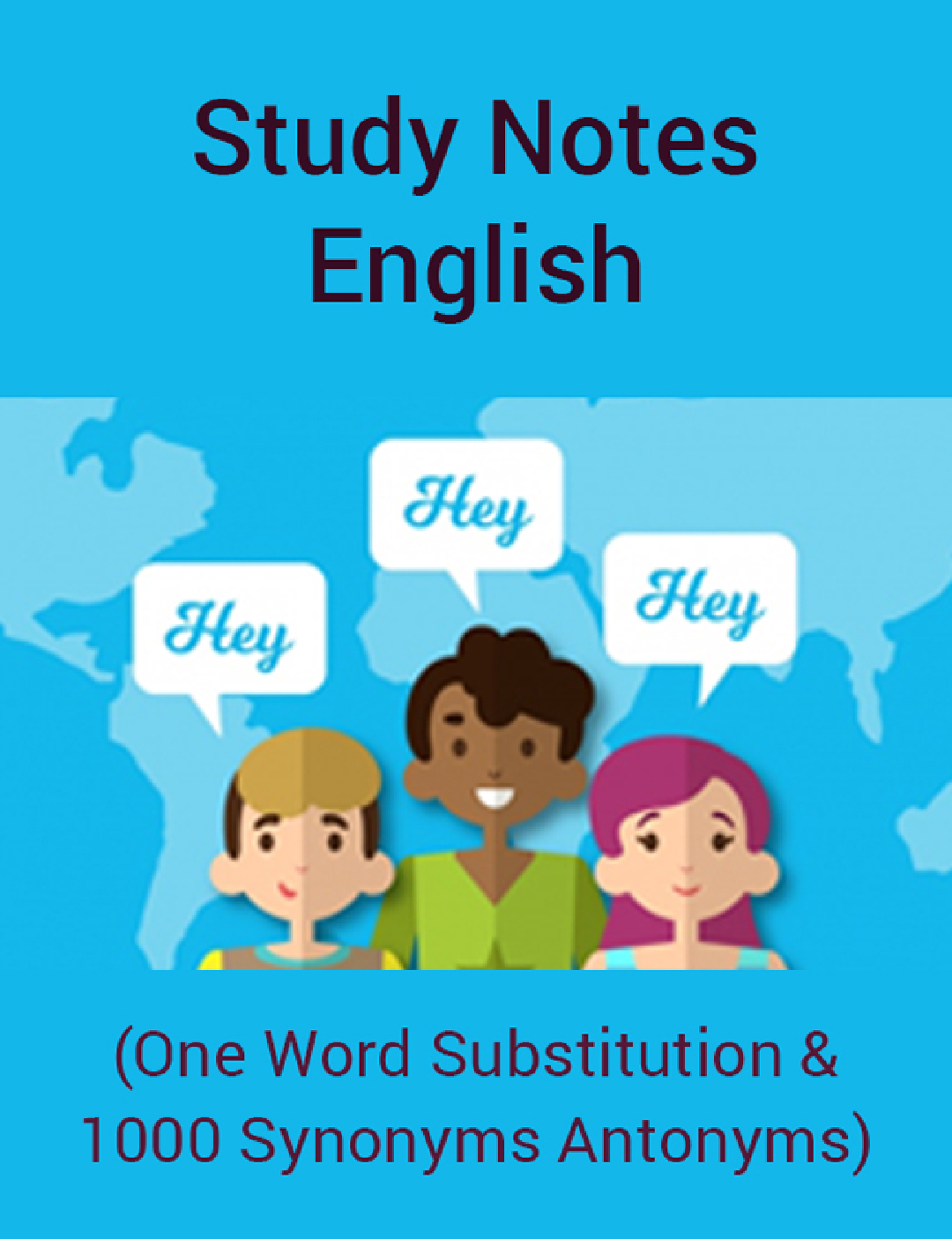Study Notes English (One Word Substitution & 1000 Synonyms Antonyms) - Page 1