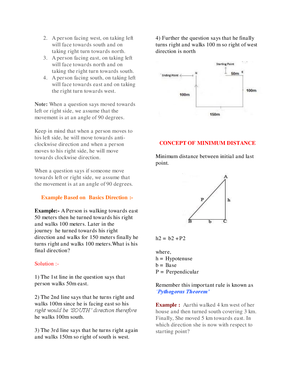 MCQs Reasoning (Direction Sense) With Solutions - Page 5