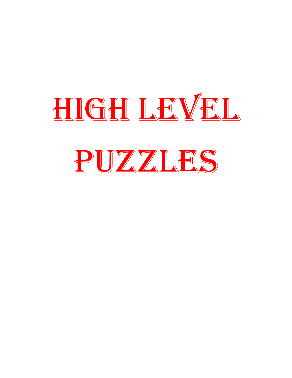 MCQs Reasoning (High Level Puzzles) - Page 2