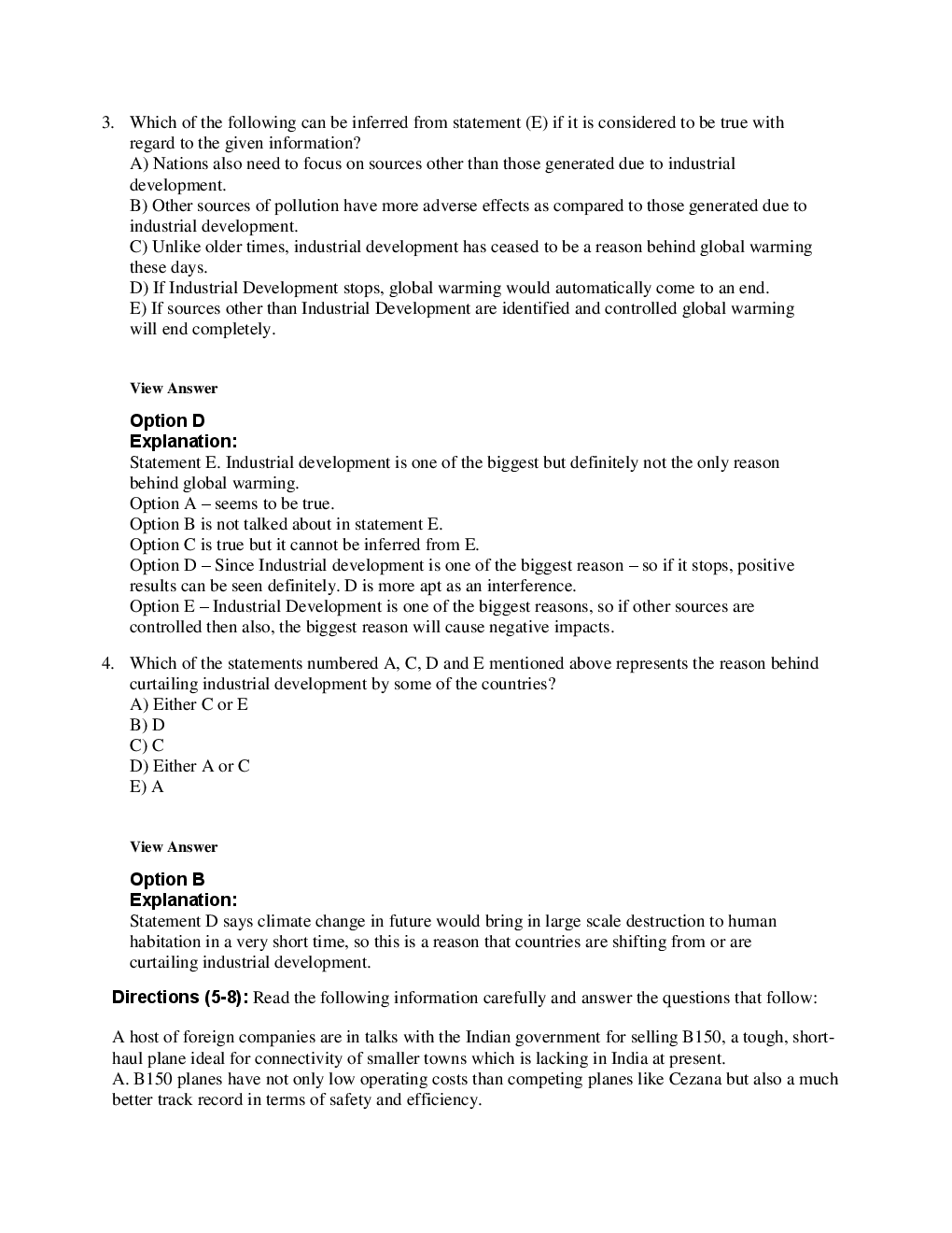 MCQs Reasoning (Logical Reasoning) With Solutions - Page 4