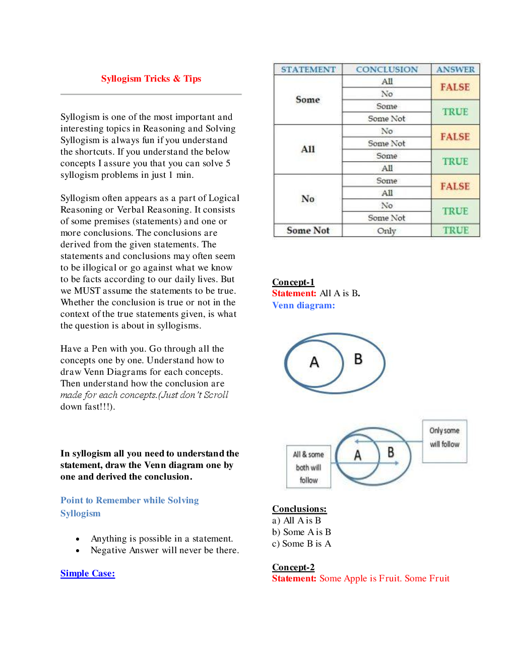 MCQs Reasoning (Syllogism) With Solutions - Page 3