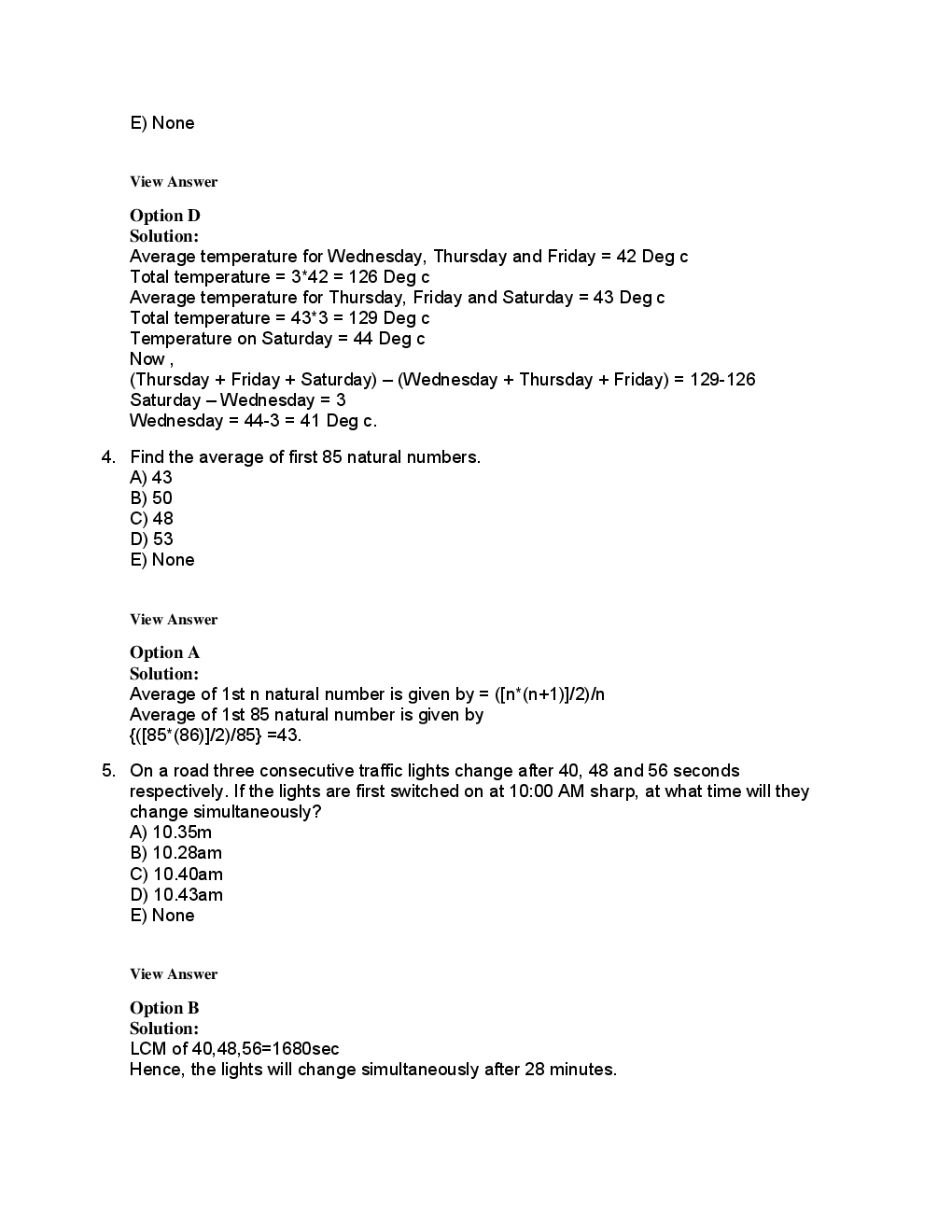 MCQs Mixed Quantitative Aptitude With Solutions - Page 4
